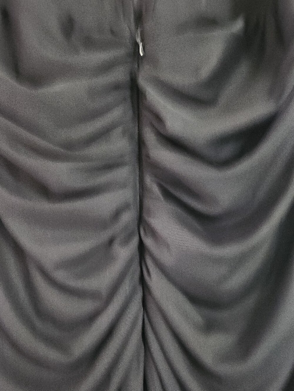 David's Bridal Black Halter Neck Beaded Gown - Picture 7 of 12